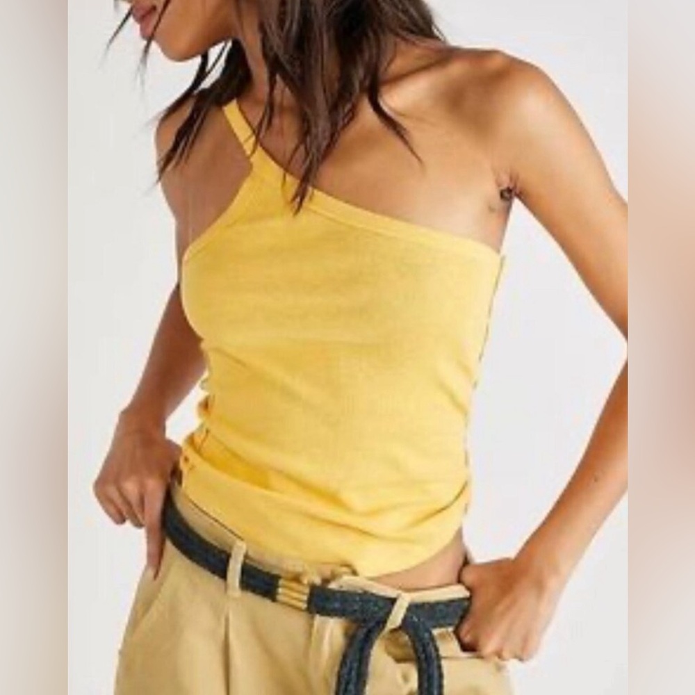 Free people One Way Or Another Tank In Sunset Gold NWOT